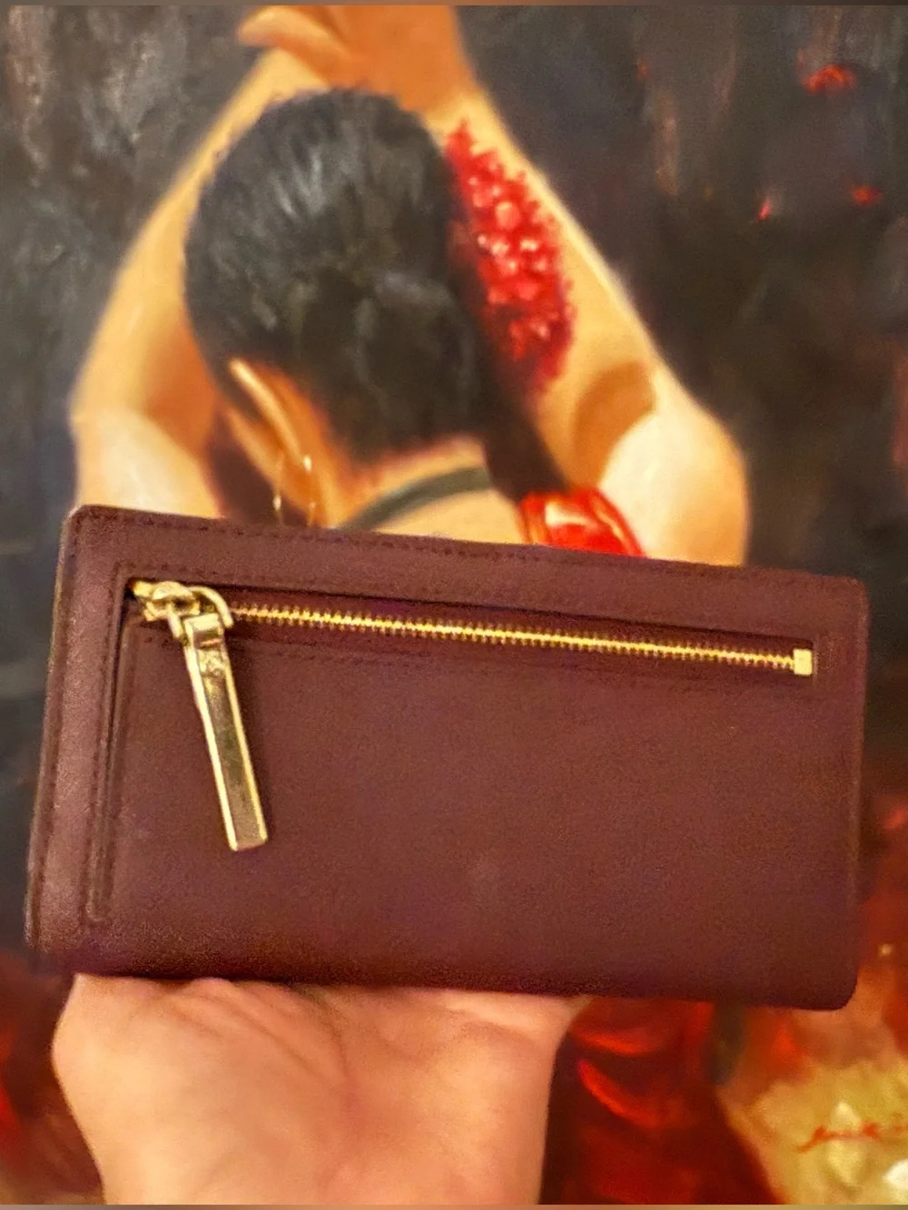 kate spade Plum Leather Wallet - Picture 7 of 10